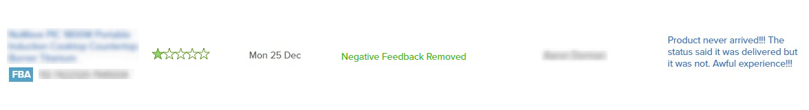 Negative feedback
