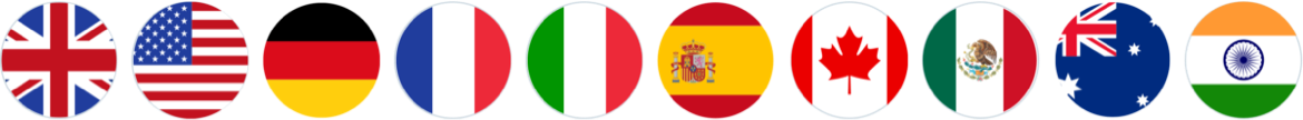 Supported Amazon Country Flags